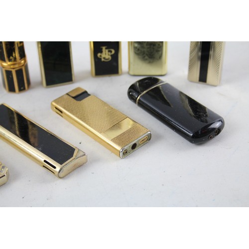 396 - 15 x Vintage Cigarette LIGHTERS Inc Gold Tone, Winco, Comoy's, Colibri Etc     548562