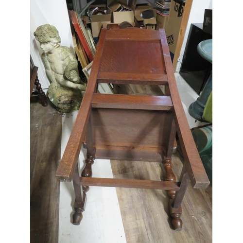 646 - Interesting late 19th Century Oak Framed armchair with carved decorations. Seat height 18 inchest Ba... 