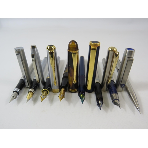 184 - Selection of fountain pens various makers.