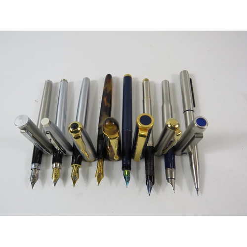 184 - Selection of fountain pens various makers.