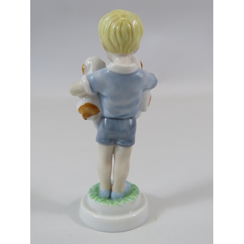 8 - Royal Worcester figurine Mondays child, 13.5 cm tall.