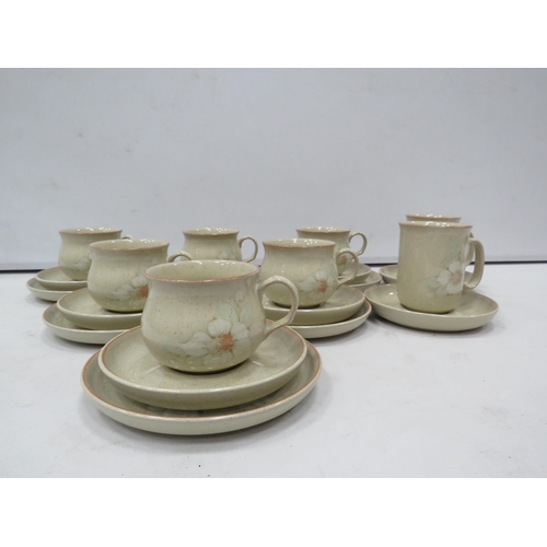 847 - 22 pieces of Denby in the Coloroll pattern.