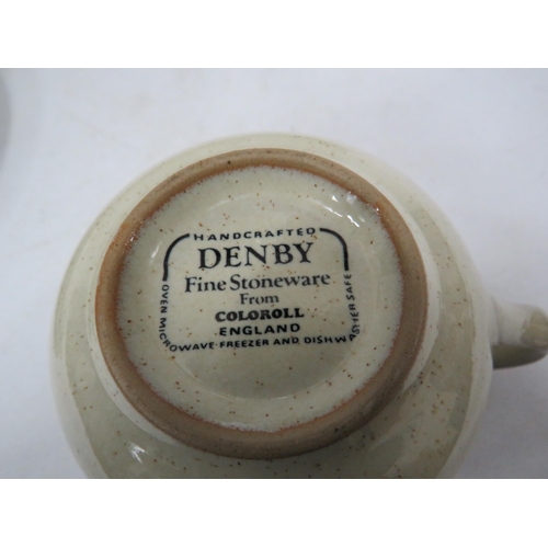 847 - 22 pieces of Denby in the Coloroll pattern.