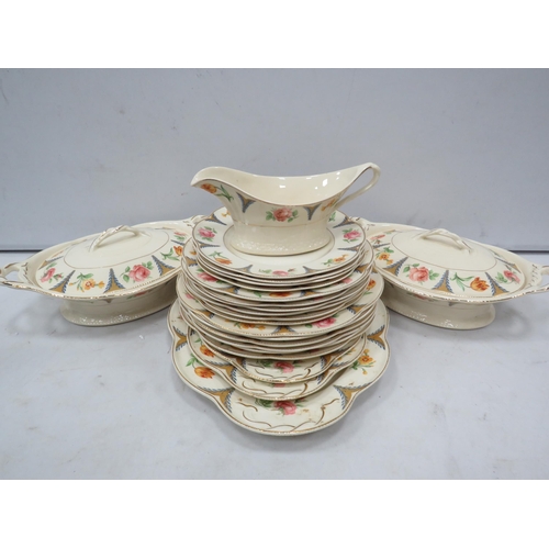 851 - J&G Meakin Dinnerware in the Chelsea period pattern, 22 pieces in total.