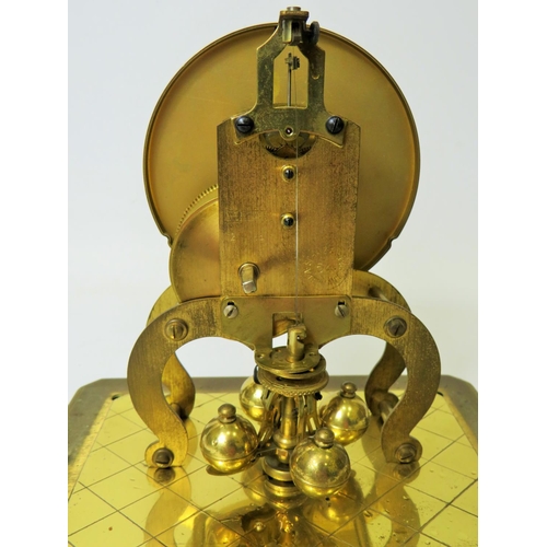 44 - Schatz 1000 day Anniversary clock. Geman made. Comes with Adjustable brass base. In running order bu... 