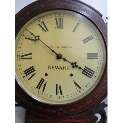 71 - Two Oak Cased Wall clocks, one intermittent runner , Martin Wilkinson of Worksop plus one other for ... 