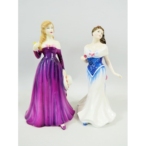 84 - Royal Doulton Figure 'Melissa' HN3885  1997   together with a Royal Doulton Figure HN3754 (large cra... 