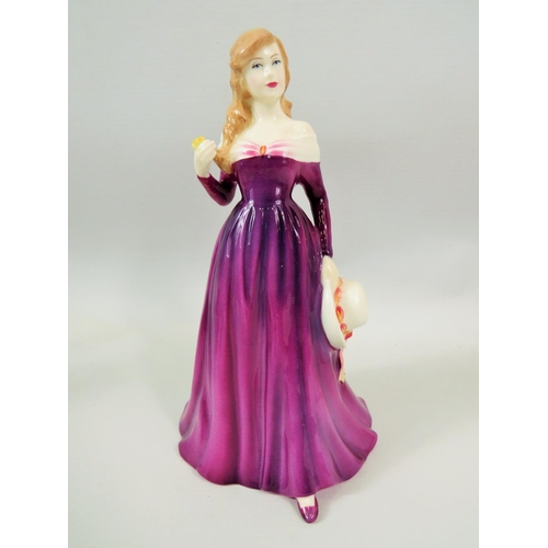 84 - Royal Doulton Figure 'Melissa' HN3885  1997   together with a Royal Doulton Figure HN3754 (large cra... 