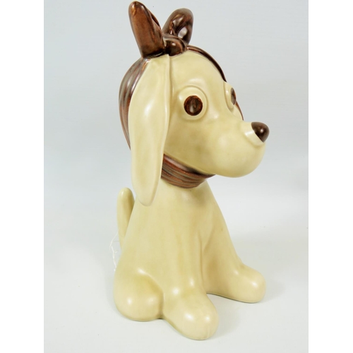 97 - Sylvac Toothache Dog number 2455 in excellent condition. Measures approx 8.5 inches tall.