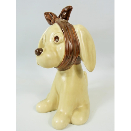 97 - Sylvac Toothache Dog number 2455 in excellent condition. Measures approx 8.5 inches tall.