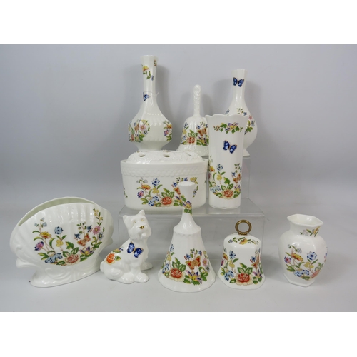 147 - 10 Pieces of Aynsley china in the Cottage Garden pattern.