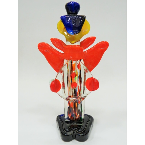 291 - Large Murano Clown in good order which measures approx 11 inches tall.  See photos.