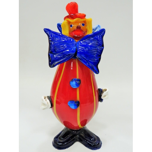 292 - Large Tubby Murano Clown in good order which measures approx 11 inches tall. See photos.