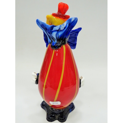 292 - Large Tubby Murano Clown in good order which measures approx 11 inches tall. See photos.