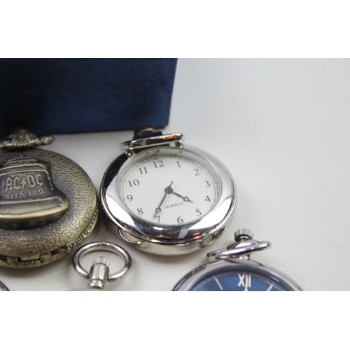 210 - Job Lot Men's Collectors POCKET WATCHES Quartz Untested Assorted Themes x 12    2141787