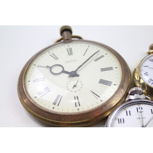 213 - SMITHS Gents Vintage Assorted POCKET WATCHES Hand-wind Spares & Repairs x 6     2141706