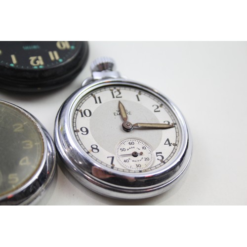 213 - SMITHS Gents Vintage Assorted POCKET WATCHES Hand-wind Spares & Repairs x 6     2141706