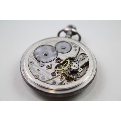 224 - SELKIRK STERLING SILVER Men's Vintage POCKET WATCH Hand-Wind WORKING     405259