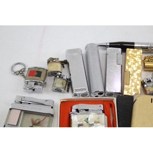 272 - Job Lot Vintage Lighters Inc Ronson Brother Rowenta Lucid Novelty Etc x 25     549340