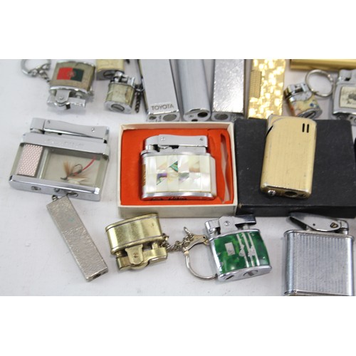 272 - Job Lot Vintage Lighters Inc Ronson Brother Rowenta Lucid Novelty Etc x 25     549340