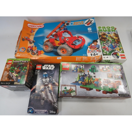 594 - Mixed Lego and Meccano lot. See photos.