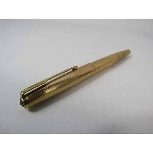 486 - 12ct Rolled gold Parker pen.