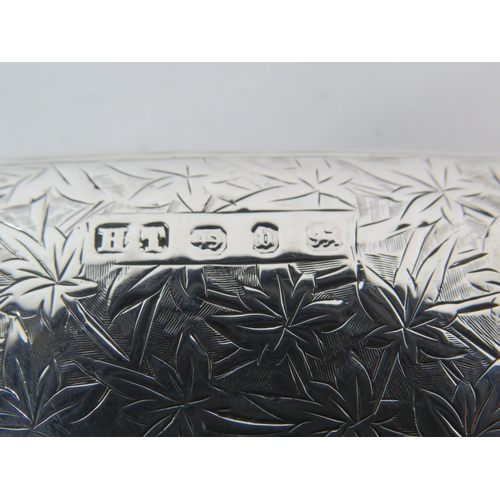 703 - Birmingham 1876 Sterling silver purse total weight 89.6 grams.