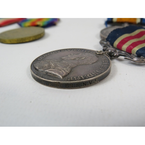 717 - 4 WW1 Medals Bravery in the Field, 1914-15 star, Victory medal, 1914-18 medal awarded to TZ 4898 AB ... 