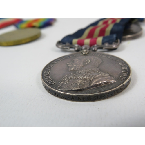 717 - 4 WW1 Medals Bravery in the Field, 1914-15 star, Victory medal, 1914-18 medal awarded to TZ 4898 AB ... 