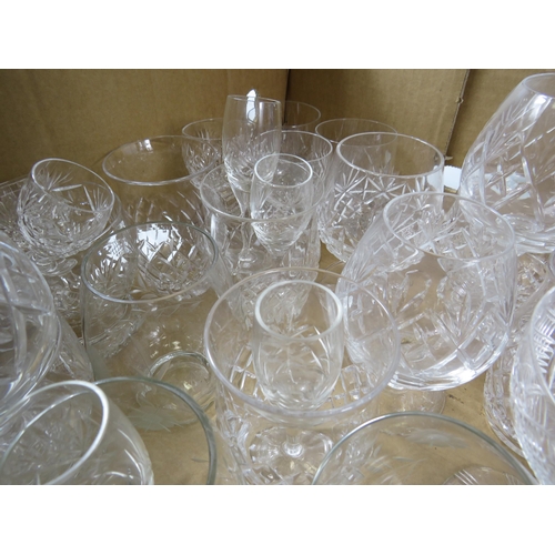 760 - Large selection of crystal glasses some are Royal Doulton.