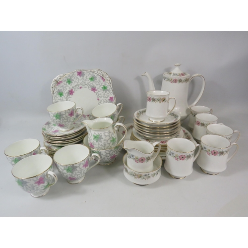 1073 - Paragon Belinda Teaset plus a Grafton china art deco part teaset.