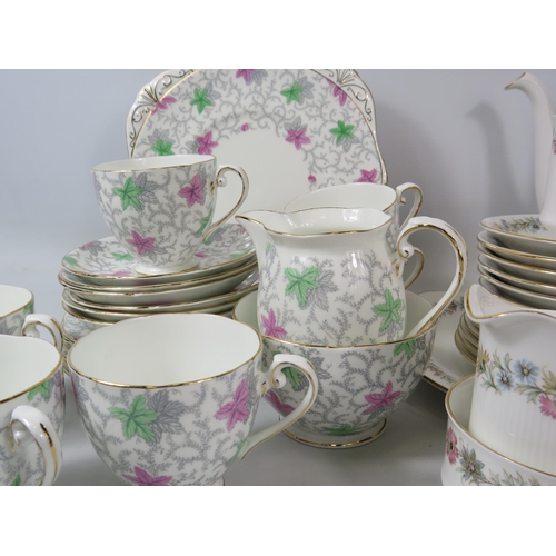 1073 - Paragon Belinda Teaset plus a Grafton china art deco part teaset.