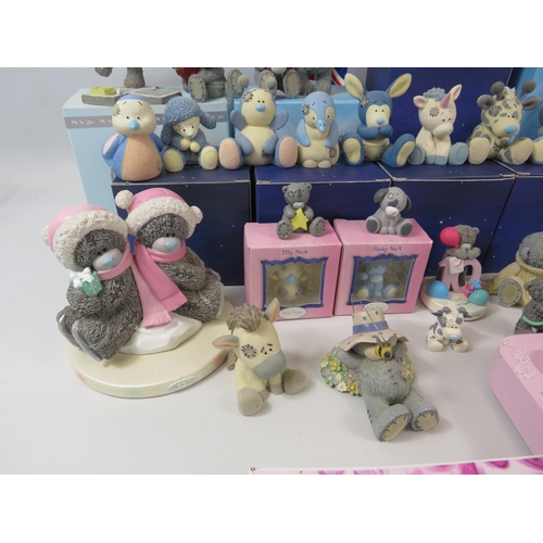 1082 - Large se;etion of Me To You and My Blue Nosed Friends figurines most with boxes.