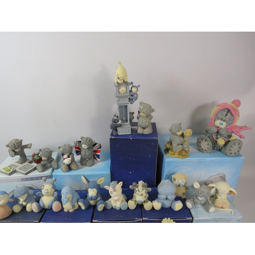 1082 - Large se;etion of Me To You and My Blue Nosed Friends figurines most with boxes.