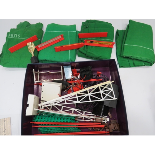 Selection of Subbuteo extras, FA Cup, European Cup, Goals , Floodlights ...