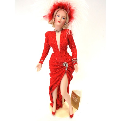 760A - Franklin Heirloom Marilyn Monroe Doll. As new and unused in original box. Measures approx 18.5 inche... 