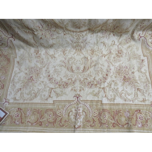 1349 - Laura Ashley rug which has a 59% Cotton, 41% Wool Mix. Lovely subdued colours in excellent condition... 