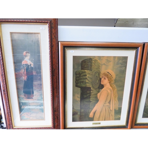 1521 - Selection of Vintage Framed Religeous prints. See photos.