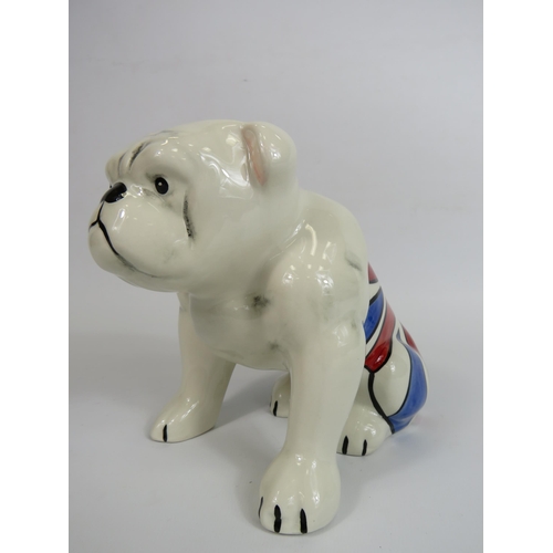 45 - Lorna Bailey British bulldog figurine, 15cm tall.