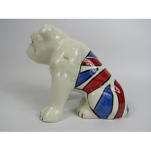 45 - Lorna Bailey British bulldog figurine, 15cm tall.