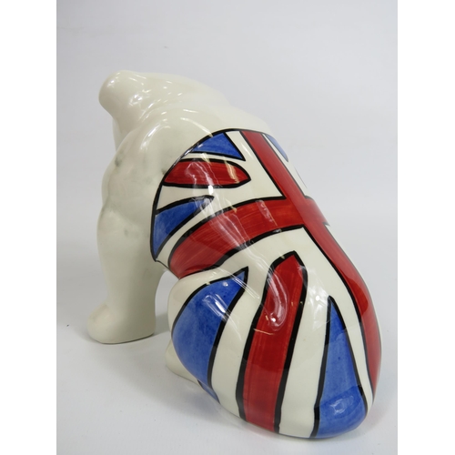 45 - Lorna Bailey British bulldog figurine, 15cm tall.