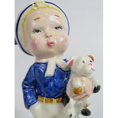 57 - Lorna Bailey boy sailor figurine No 1 of 1, 14.5cm tall.