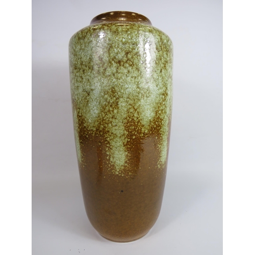 64 - Large West German floor vase, 18 inches tall.