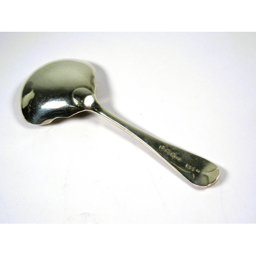 330 - Solid Silver Caddy Spoon Hallmarked for London 1874 by Steven Smith. See photos for detailed descrip... 