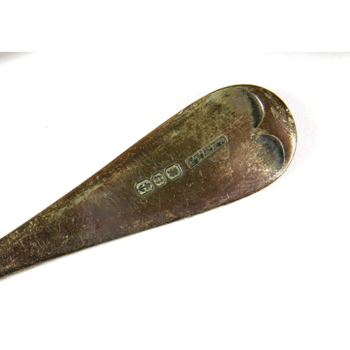 334 - Large Early Victorian Desert Spoon. Hallmarked for London 1857 plus a small Hallmarked Silver Sugar ... 