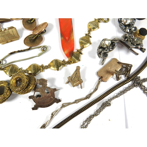 356 - Selection of Vintage Costume Jewellery, Rolled gold etc. see photos.