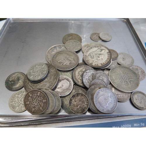 391 - Mixed  Lot to include 133.3g of pre 1920 UK coins,  188.3g of pre 1947 UK Silver Coins together with... 