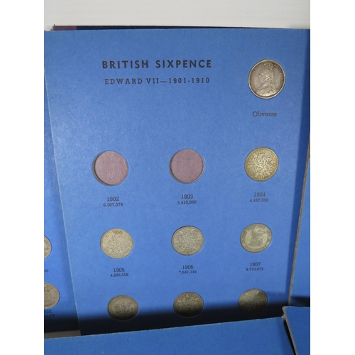 404 - Selection of UK Silver Coins pre 1946 to Pre 1920's.  See photos.