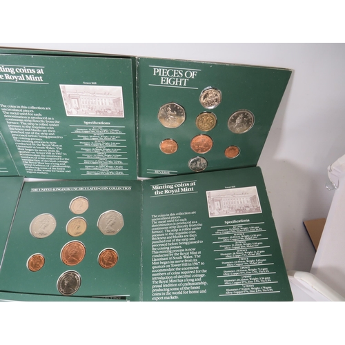 406 - Six Benson & Hedges UK Coin Presentation packs together with interesting UK and Overseas coins from ... 