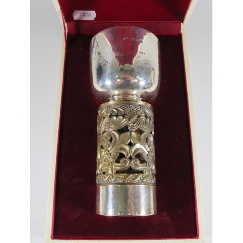 412 - Ltd Edition Part Silver Goblet commissioned by the Lord Bishop of Hereford to commemorate the 13th C... 